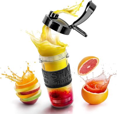 BB4 Bouteille de 400 ml Compatible avec les mini blenders Duronic BL510 et BL520 A emporter partout avec soi Duronic