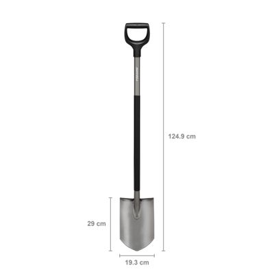 Bêche à bord pointu Ergonomic™ Fiskars L.124,9cm