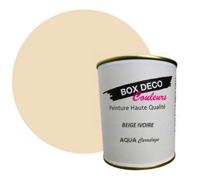 Beige Ivoire Peinture carrelage et faïence murale aspect velours-satin Aqua carrelage Beige Ivoire - 750 ml