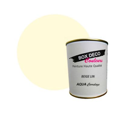 Beige Lin Peinture carrelage et faïence murale aspect velours-satin Aqua carrelage Beige Lin - 750 ml