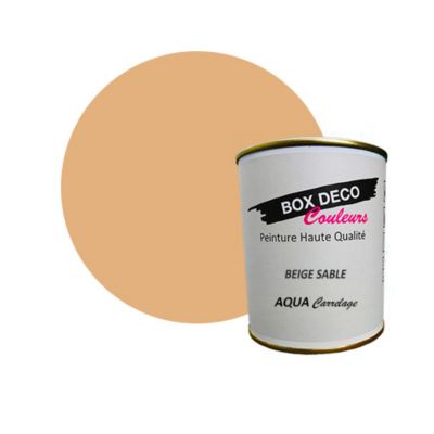 Beige Sable Peinture carrelage et faïence murale aspect velours-satin Aqua carrelage Beige Sable - 750 ml