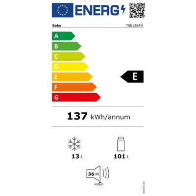 BEKO Réfrigérateur table top 114 litres - TSE1284N