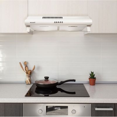 BELDEKO Hotte Casquette 60 cm Blanc 240 m3/h 100W - Marque Française