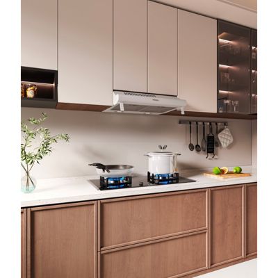 BELDEKO Hotte Casquette 60 cm Blanc 240 m3/h 100W - Marque Française