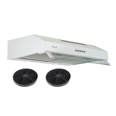 BELDEKO Hotte Casquette 60 cm Blanc 435 m3/h 200W - Marque Française