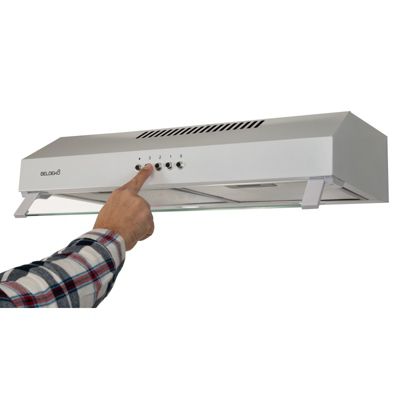 BELDEKO Hotte Casquette 60 cm Blanc 435 m3/h 200W - Marque Française