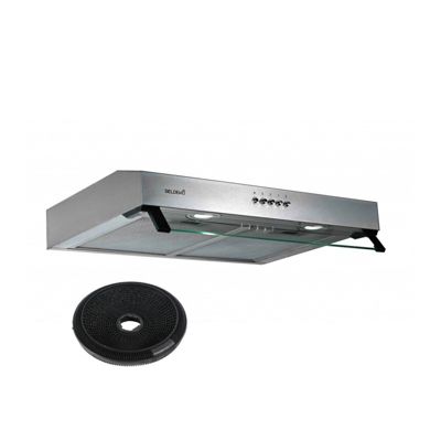 BELDEKO Hotte Casquette 60 cm Inox 210 m3/h 100W - Marque Française