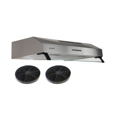 BELDEKO Hotte Casquette 60 cm Inox 435 m3/h 3 Vitesses - Marque Française