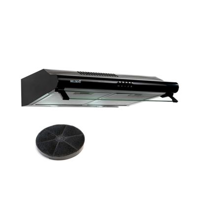BELDEKO Hotte Casquette 60 cm Noir 240 m3/h 100W - Marque Française