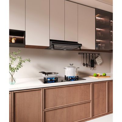 BELDEKO Hotte Casquette 60 cm Noir 240 m3/h 100W - Marque Française