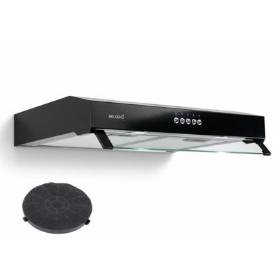 BELDEKO Hotte Casquette 60 cm Noir Performance A+ Design - Marque Française