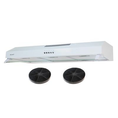 BELDEKO Hotte Casquette 90 cm Blanc 438 m3/h 200W - Marque Française