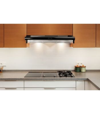 BELDEKO Hotte Casquette 90 cm Noir 420 m3/h 100W - Marque Française