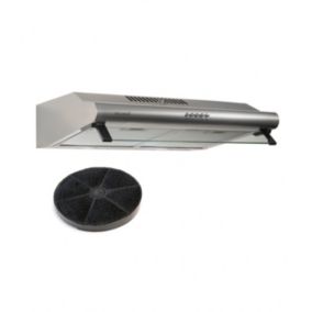 BELDEKO - Hotte Casquette / Visière 60 cm INOX 210 m3/h - 100 Watts - Filtre inclus
