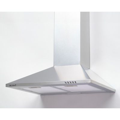 BELDEKO Hotte Murale 60 cm Inox 338 m3/h Évac/Recyclage - Marque Française