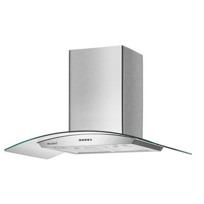 BELDEKO Hotte Murale 90 cm Inox 559 m3/h Évac/Recyclage - Marque Française