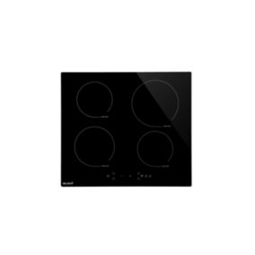 Plaque Induction BELDEKO 4 Zones - 7900W, Minuterie, Boosters Et Verrou Enfants - Cuisson Rapide Et Sécurisée