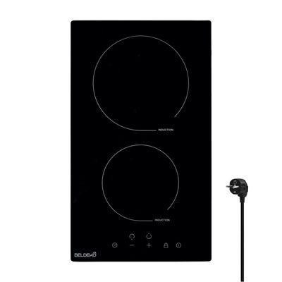 BELDEKO Plaque Induction 2 Feux 3300W Tactile - Marque Française