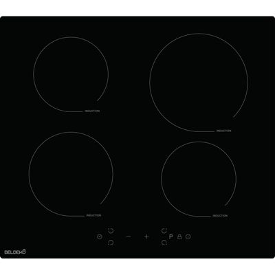 BELDEKO Plaque Induction 4 Feux 7900W Tactile Booster - Marque Française