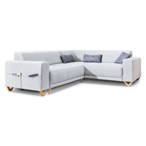 Bella - canapé d'angle convertible avec coffre - droit - Best Mobilier