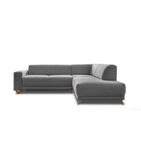 Bella - canapé d'angle L convertible - 5 places - avec coffre - droit - Best Mobilier