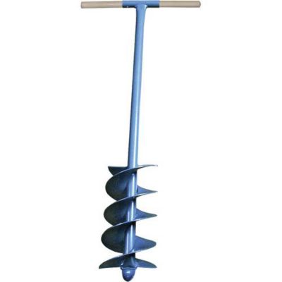 Berger & Schröter 50054 tarière manuelle 15 cm embout centré poignée en bois longueur env. 1,08 m