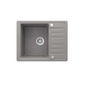 Bergström Évier Béton 57.5x46cm avec emplacement de séchage
