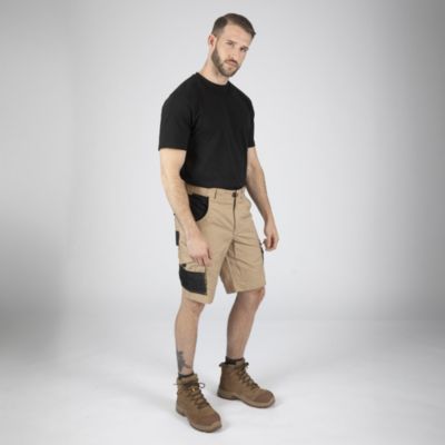 BERMUDA DE TRAVAIL HUGUES beige et noir taille  54