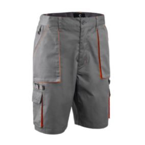 Bermuda de travail PADDOCK 2 Gris-Orange Taille /M