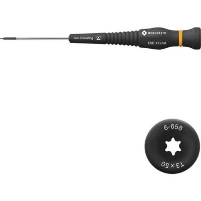 BERNSTEIN outils électroniques, pince coupante 100 mm en acier Chrome-Vanadium, modèle professionnel, pack de 1.