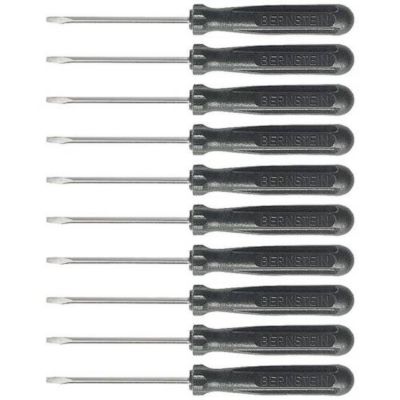 BERNSTEIN tournevis Liliput 4-301-VE10 micro-tournevis plat 2,0 mm, lot de 10