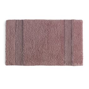 Bessera tapis de bain antidérapant en coton rose 50x80 de kiamami valentina