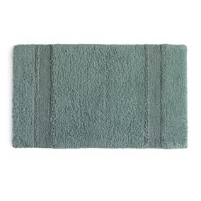 Bessera vert menthe 50x80 tapis de bain en coton de kiamami valentina