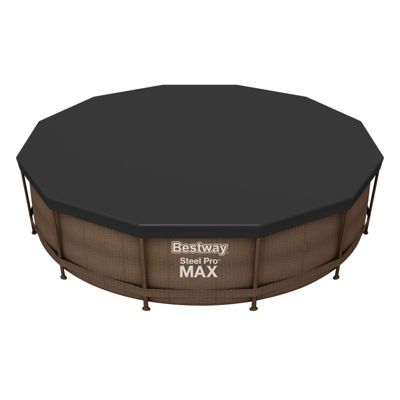 Bestway Bâche 4 saisons ronde pour piscine diamètre 360 et 366 cm