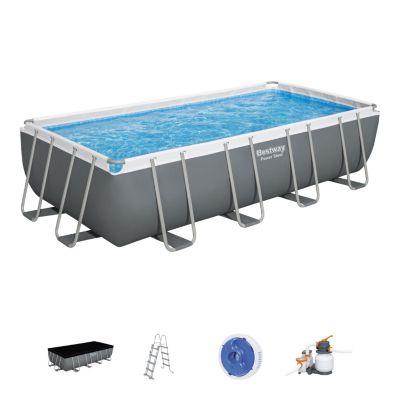 BESTWAY Piscine hors sol rectangle Power Steel 549 x 274 x 122 cm