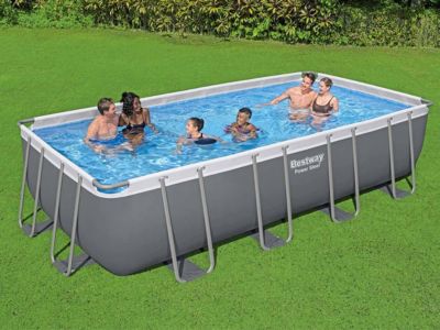 BESTWAY Piscine hors sol rectangle Power Steel 549 x 274 x 122 cm