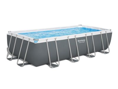 Piscine Hors Sol Rectangulaire 2,28x1,59x0,42 M - Capacité 1287 L, Cadre Métal, PVC Triple Couche, Pour Enfants 3 Ans+ - 14