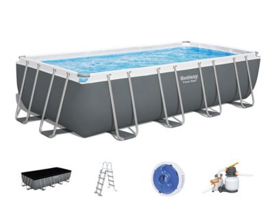 BESTWAY Piscine hors sol rectangle Power Steel 549 x 274 x 122 cm