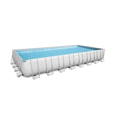 Bestway Piscine hors sol rectangle Power Steel 956 x 488 x 132 cm
