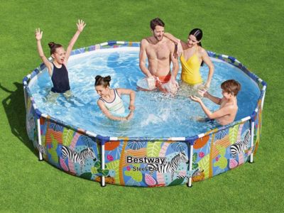 BESTWAY Piscine hors sol ronde 305x66 cm Steel Pro