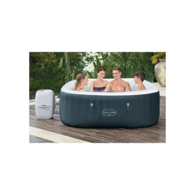 Bestway Spa gonflable carré Lay-Z-Spa Ibiza AirJet EnergySense 4-6 personnes