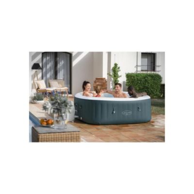 Bestway Spa gonflable carré Lay-Z-Spa Ibiza AirJet EnergySense 4-6 personnes