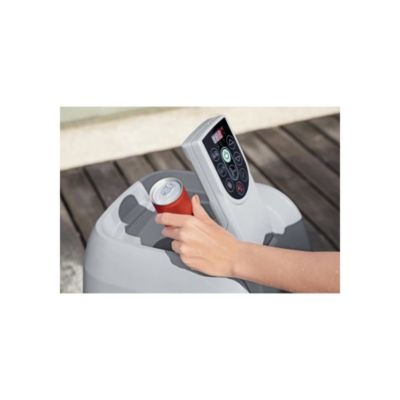 Bestway Spa gonflable carré Lay-Z-Spa Ibiza AirJet EnergySense 4-6 personnes