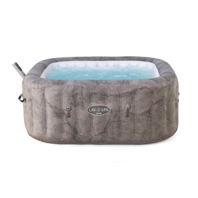 Bestway Spa gonflable carré Lay-Z-Spa Rome Smart AirJet EnergySense avec WiFi 4-6 personnes