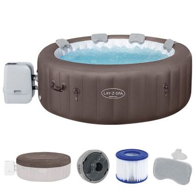 Bestway Spa gonflable rond Lay-Z-Spa Dominica Smart HydroJet Wifi 4-6 personnes
