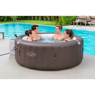 Bestway Spa gonflable rond Lay-Z-Spa Dominica Smart HydroJet Wifi 4-6 personnes