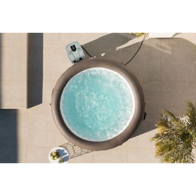 Bestway Spa gonflable rond Lay-Z-Spa Dominica Smart HydroJet Wifi 4-6 personnes