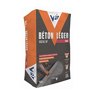 Beton leger VPI 23L fibre 1000kg m3 19 5kg