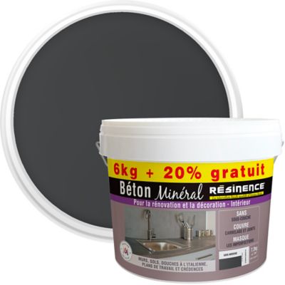 B Ton Min Ral R Sinence Gris Ardoise 6kg Castorama