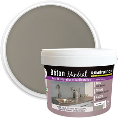 B Ton Min Ral R Sinence Gris Ardoise 6kg Castorama
